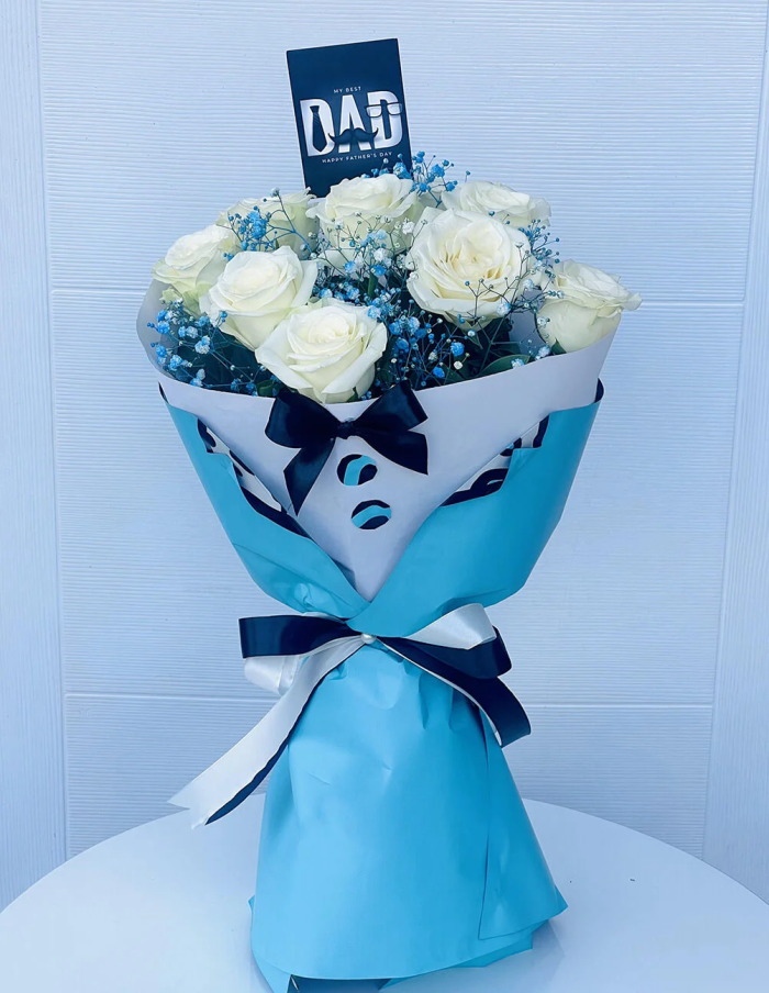 Dapper Dad | Customized Bouquet | Flower Bouquet | Flowers | Event decoration Services | flowers decoration near me | flower studio pakistan | bukey near me