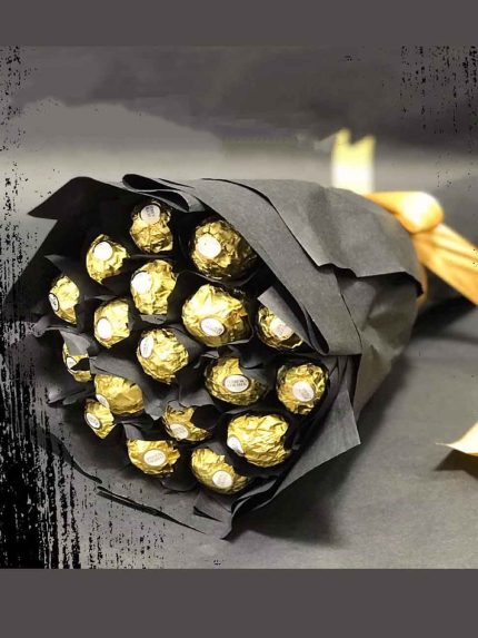 Ferrero Rocher Bunch | Customized Bouquet | Flower Bouquet | Flowers | Event decoration Services | flowers decoration near me | flower studio pakistan | bukey near me