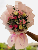 Pastel Paradise Bouquet | Customized Bouquet | Flower Bouquet | Flowers | Event decoration Services | flowers decoration near me | flower studio pakistan | bukey near me