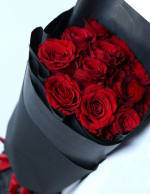 Pure Romance Red Roses | Customized Bouquet | Flower Bouquet | Flowers | Event decoration Services | flowers decoration near me | flower studio pakistan | bukey near me