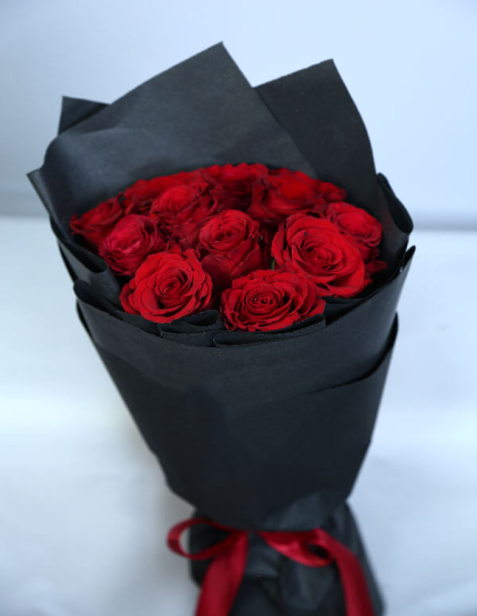 Pure Romance Red Roses | Customized Bouquet | Flower Bouquet | Flowers | Event decoration Services | flowers decoration near me | flower studio pakistan | bukey near me