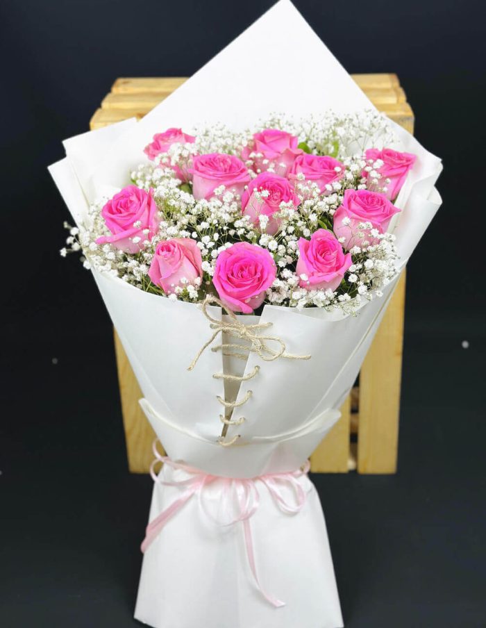 Fiery Pink | Flowers | Event decoration Services | flowers decoration near me | flower studio pakistan | bukey near