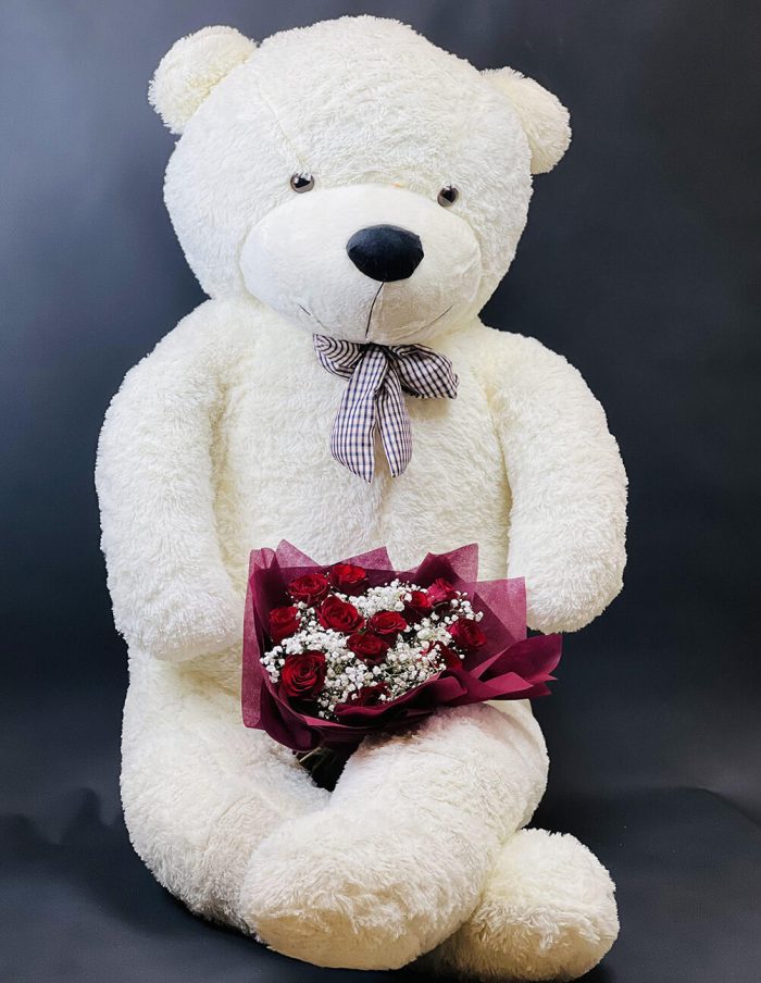 Teddy With Love | Flowers | Event decoration Services | flowers decoration near me | flower studio pakistan | bukey near me