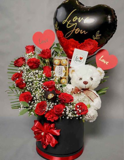 Valentine Love | Flowers | Event decoration Services | flowers decoration near me | flower studio pakistan | bukey near me