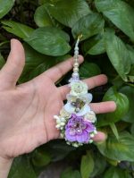 Purple and White Floral Jewellery - Image 3