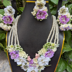 Purple and White Floral Jewellery