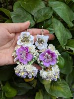 Purple and White Floral Jewellery