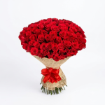red flower bouquet