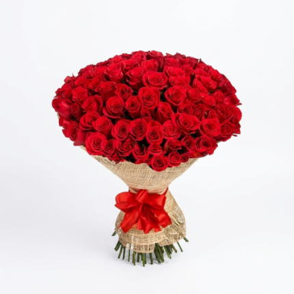 red flower bouquet