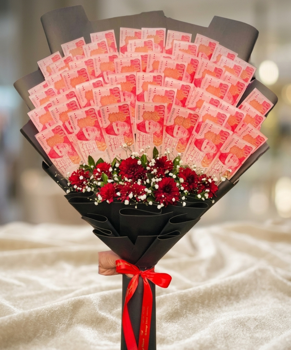 money bouquet
