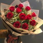 one flower bouquet