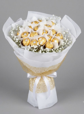White Chocolate Fresh Flower Bouquet