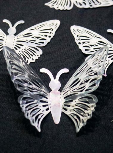 3D butterfly cutouts