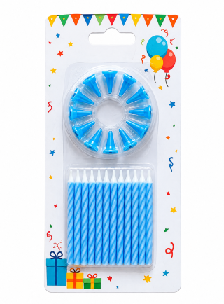 Baby Shower/Gender Reveal Colors Theme Candles