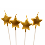 Cake topper Candles in star shape