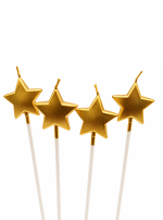 Cake topper Candles in star shape