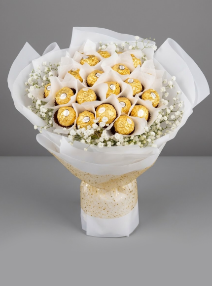 Chocolate And Flowers Bouquet