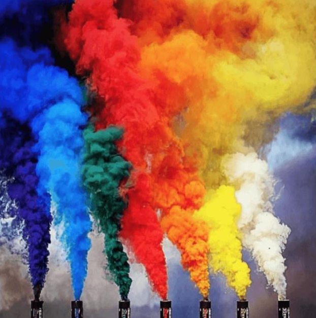 Color smoke