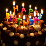 Letters Birthday Cake Topper Premium Candles