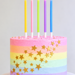 Pastel Colors Slim Long Candles for Cakes