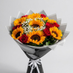 Red and Yellow Flower Bouquet