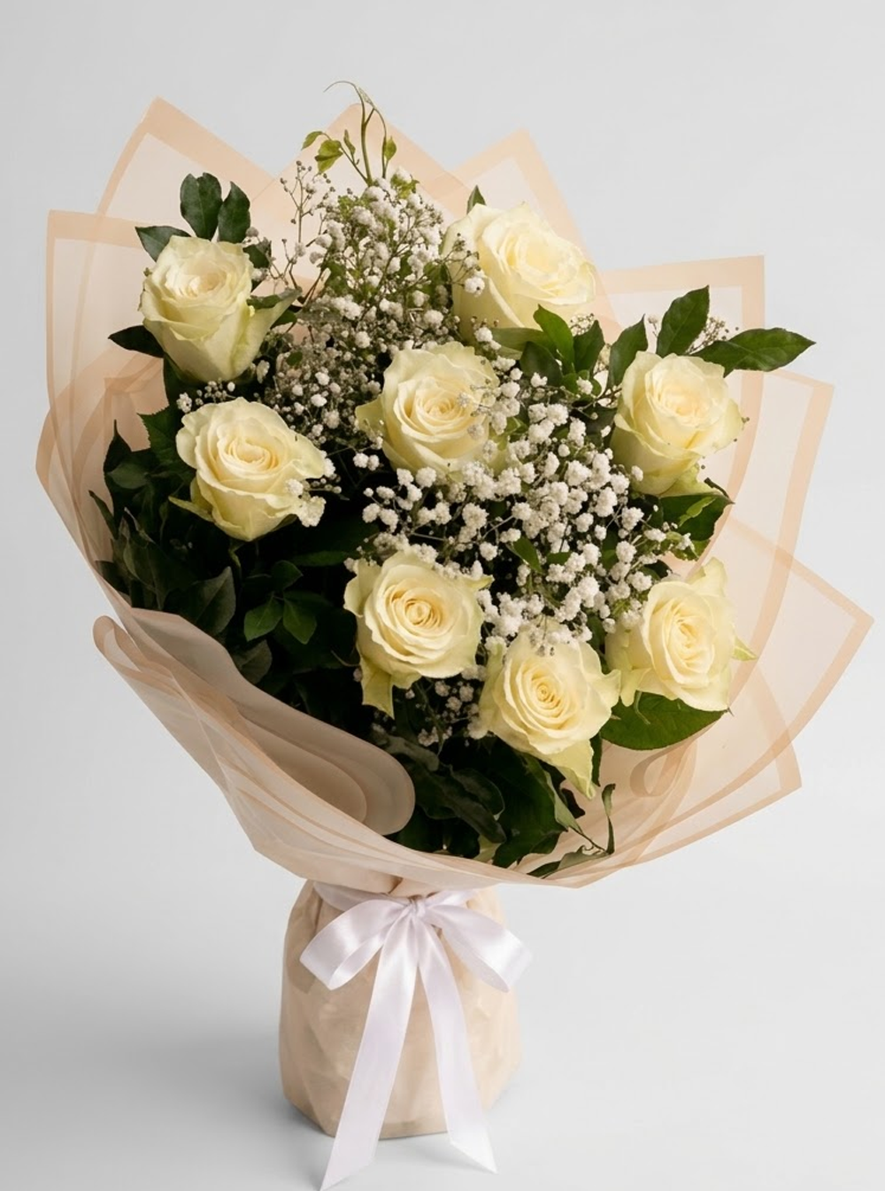Royale White Rose Bouquet Royale White Rose Bouquet