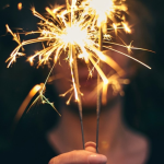 Sparkling sticks for photography at weddings birthdays