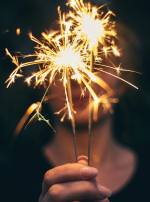 Sparkling sticks for photography at weddings birthdays