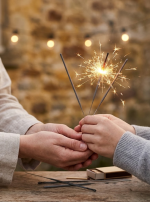 Sparkling sticks for photography at weddings birthdays