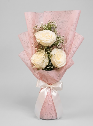 White Rose Bouquet